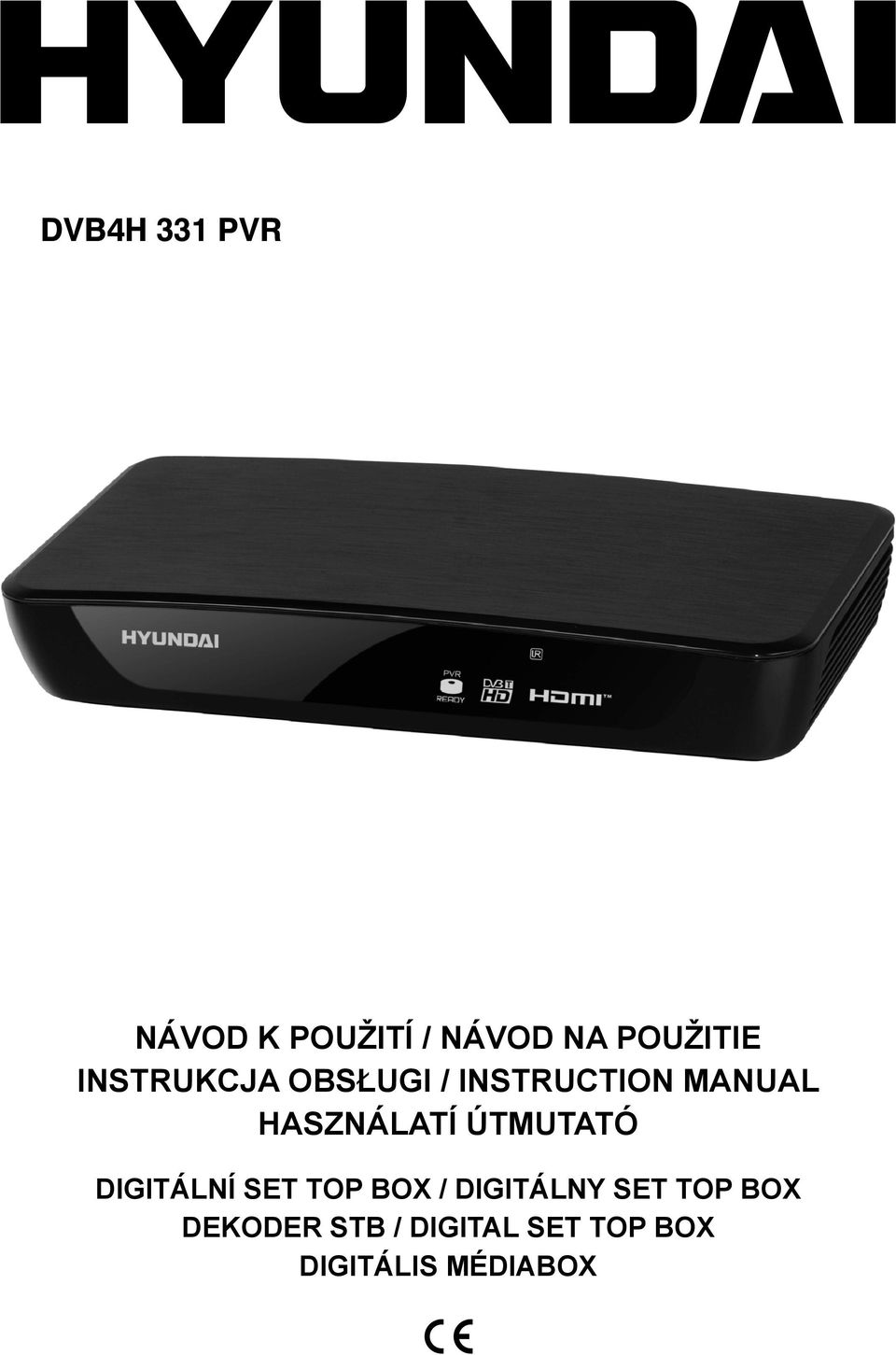 ÚTMUTATÓ digitální set top box / digitálny set top
