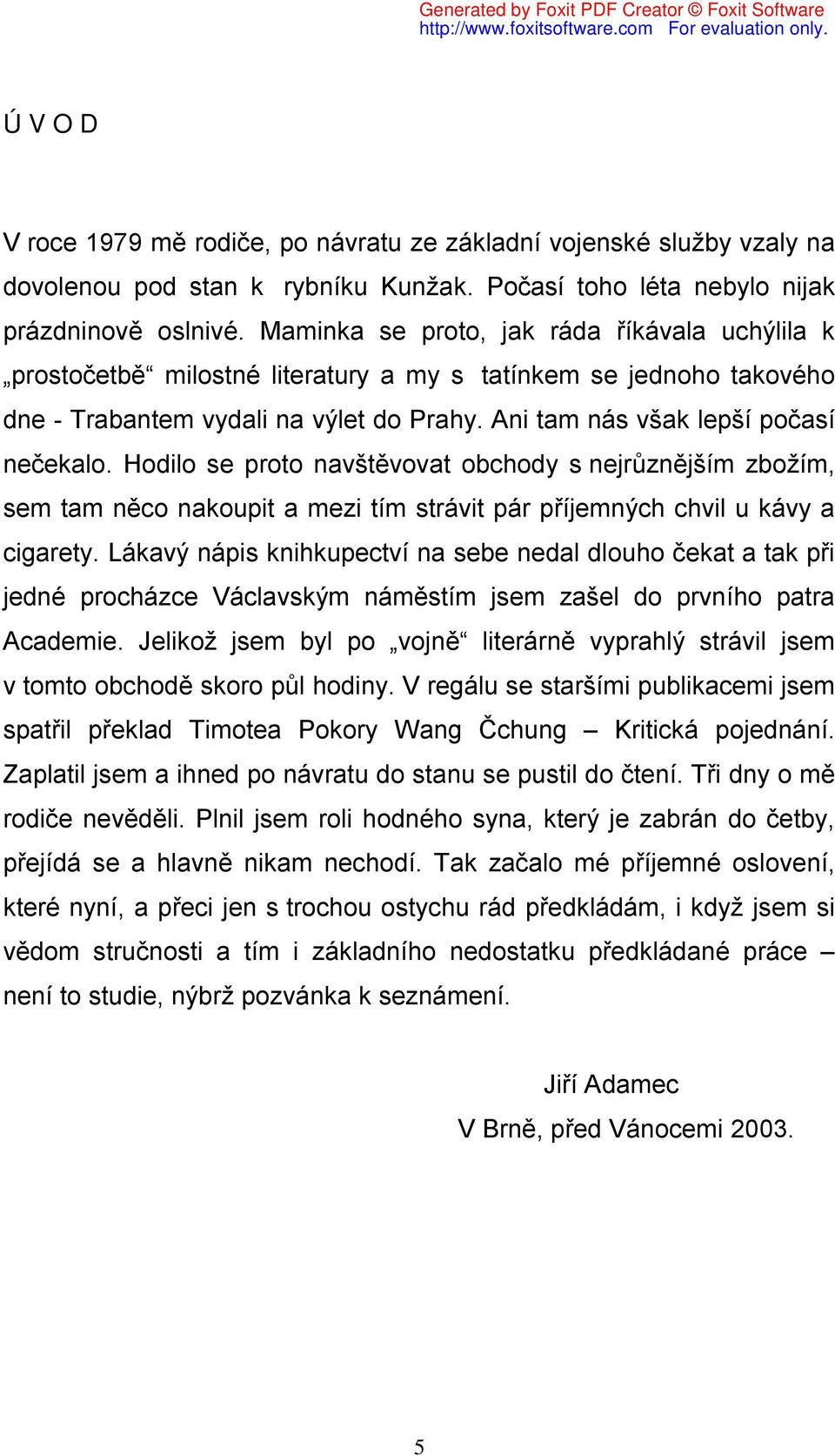 Hodilo se proto navštěvovat obchody s nejrůznějším zbožím, sem tam něco nakoupit a mezi tím strávit pár příjemných chvil u kávy a cigarety.