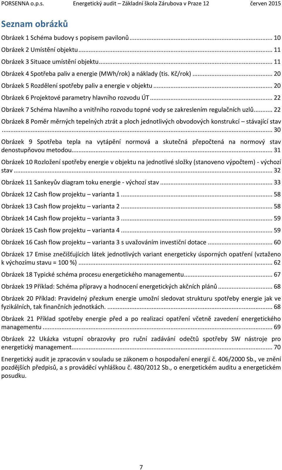 .. 22 Obrázek 7 Schéma hlavního a vnitřního rozvodu topné vody se zakreslením regulačních uzlů... 22 Obrázek 8 Poměr měrných tepelných ztrát a ploch jednotlivých obvodových konstrukcí stávající stav.