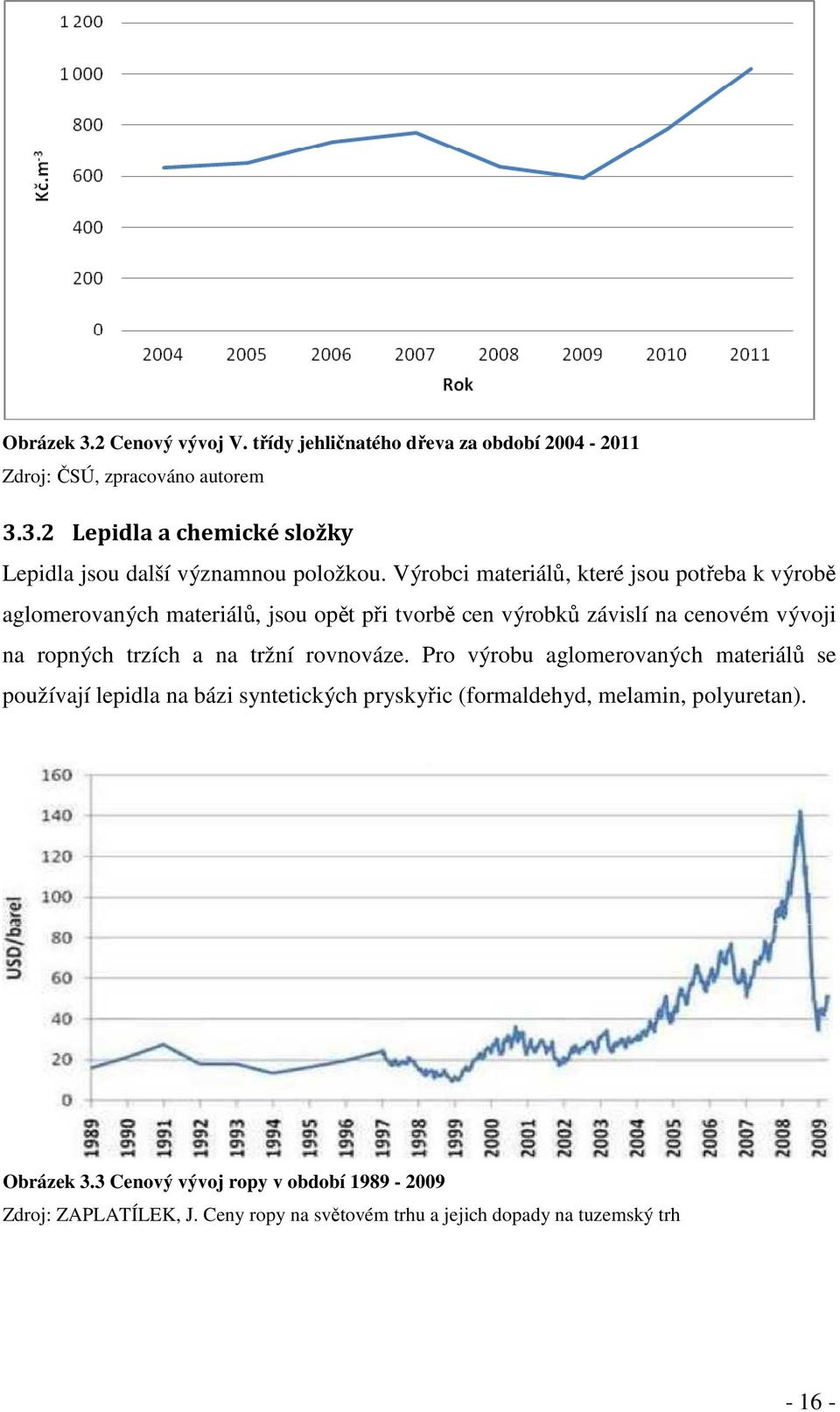 na tržní rovnováze. Pro výrobu aglomerovaných materiálů se používají lepidla na bázi syntetických pryskyřic (formaldehyd, melamin, polyuretan).