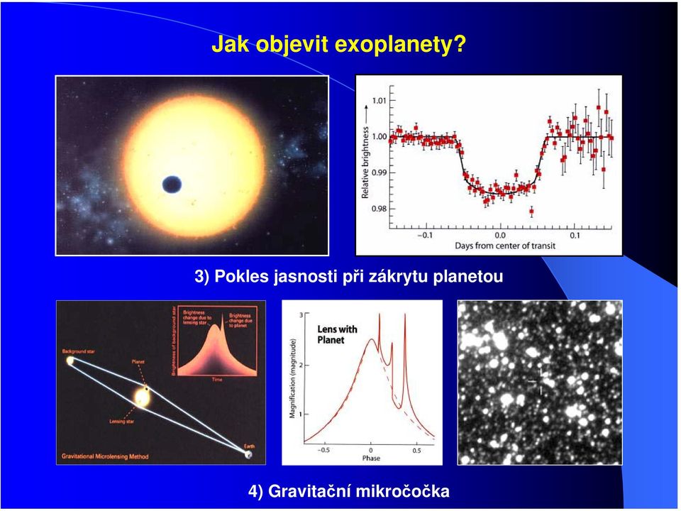 3) Pokles jasnosti