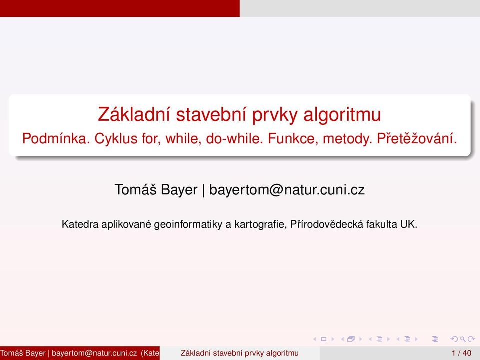 cz Katedra aplikované geoinformatiky a kartografie, Přírodovědecká fakulta UK.