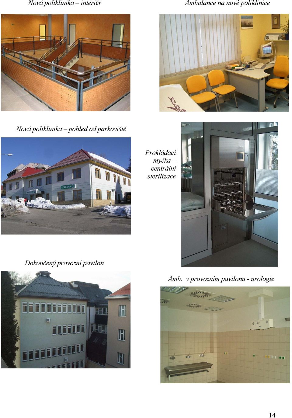 Prokládací myčka centrální sterilizace Dokončený