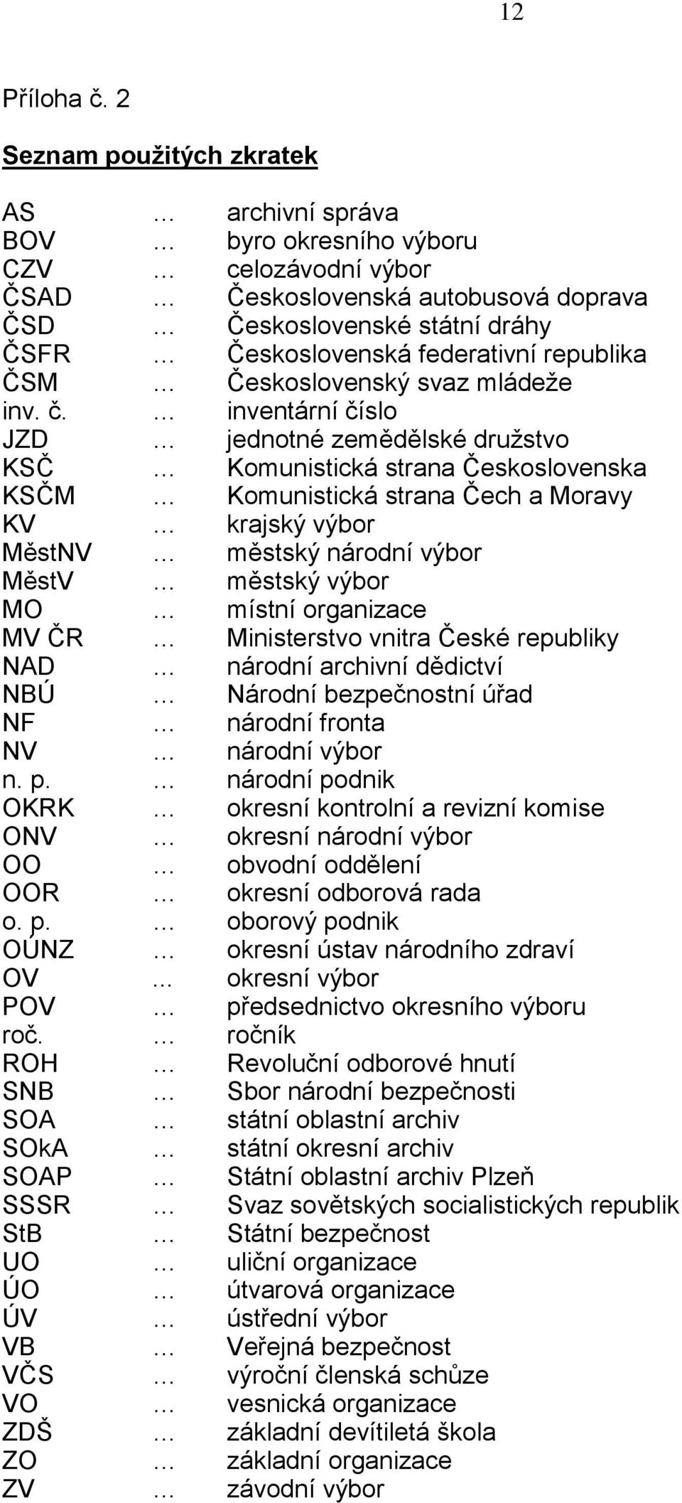 republika ČSM Československý svaz mládeţe inv. č.