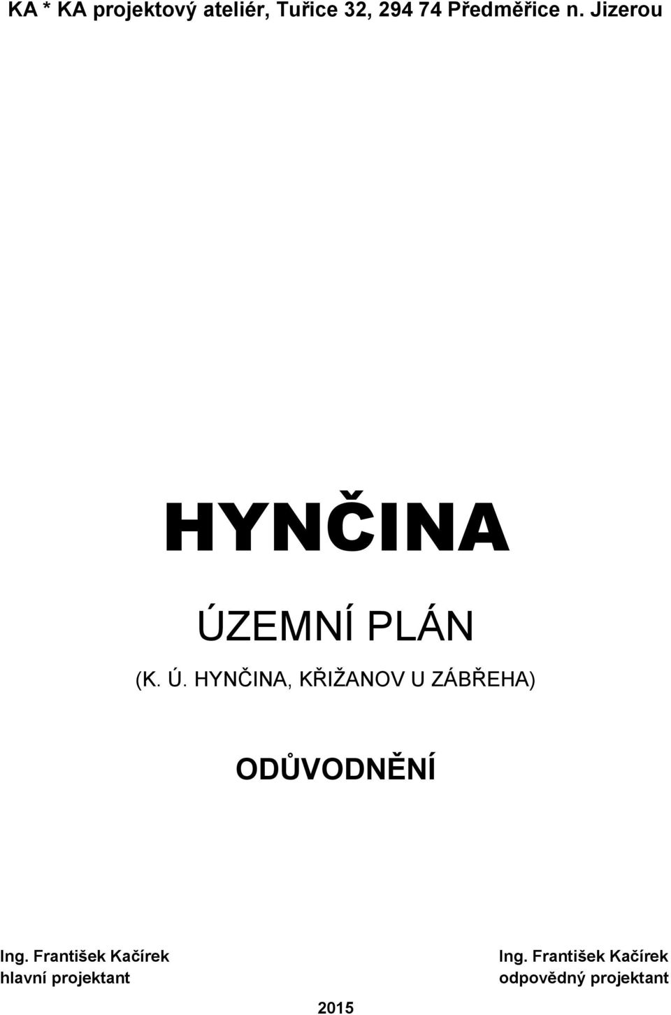 EMNÍ PLÁN (K. Ú.