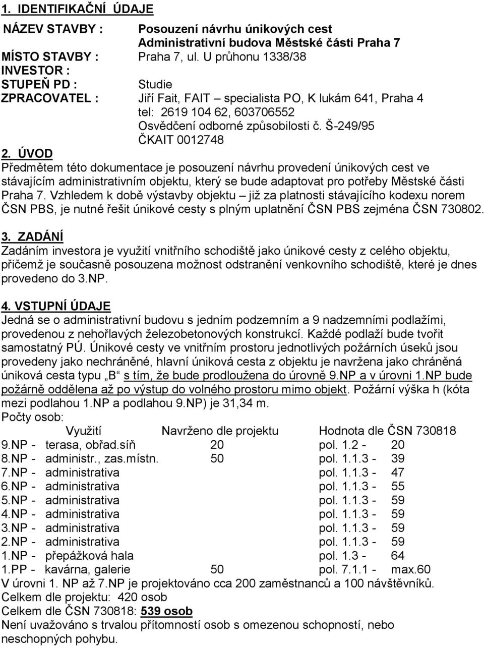 Š-249/95 ČKAIT 0012748 2.
