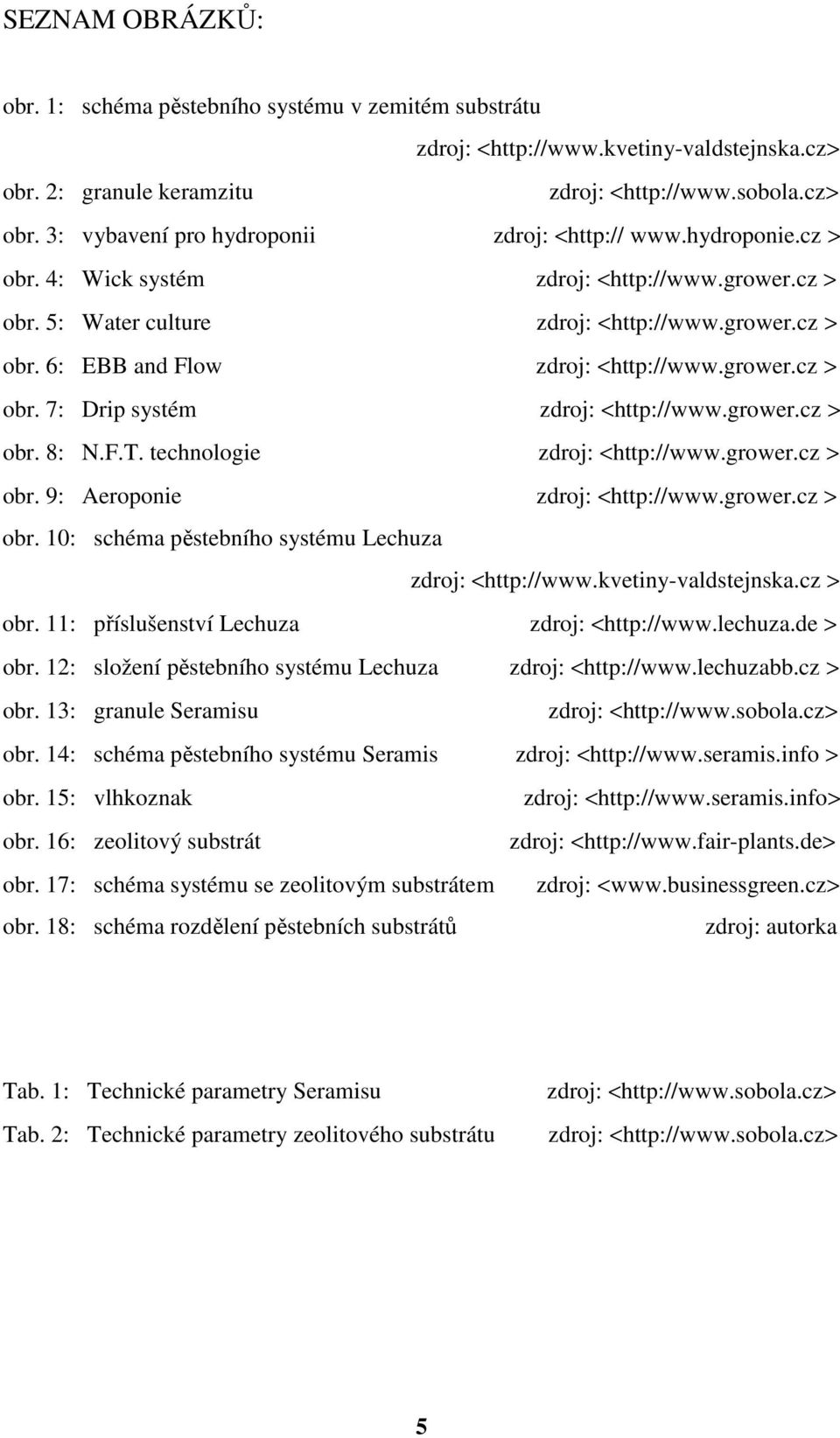 grower.cz > obr. 8: N.F.T. technologie zdroj: <http://www.grower.cz > obr. 9: Aeroponie zdroj: <http://www.grower.cz > obr. 10: schéma pěstebního systému Lechuza zdroj: <http://www.