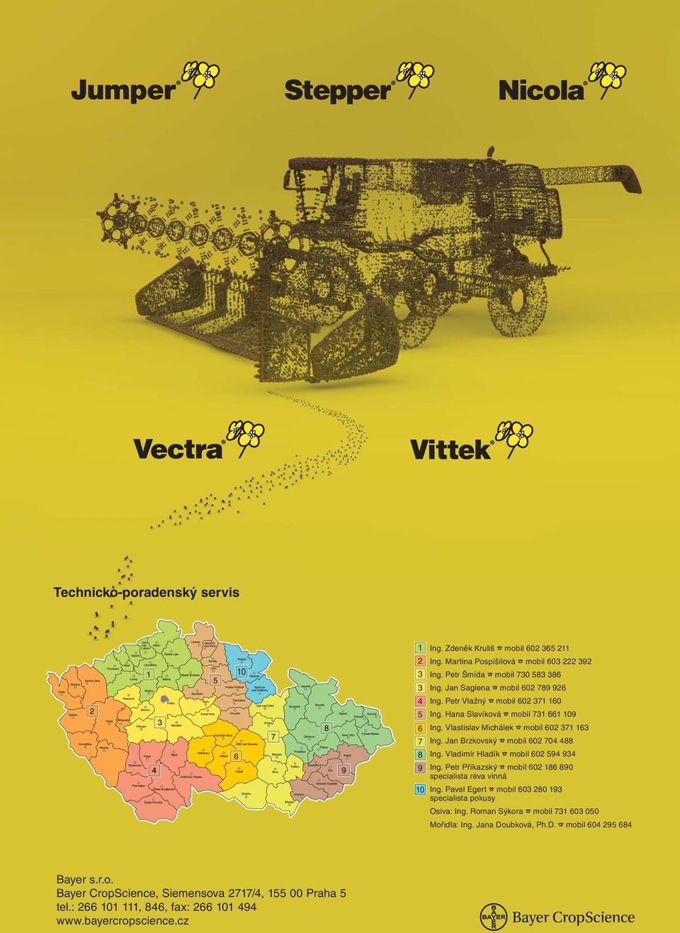 Jan Brzkovský mobil 602 704 488 8 Ing. Vladimír Hladík mobil 602 594 934 9 Ing. Petr Příkazský mobil 602 186 890 specialista réva vinná 10 Ing.