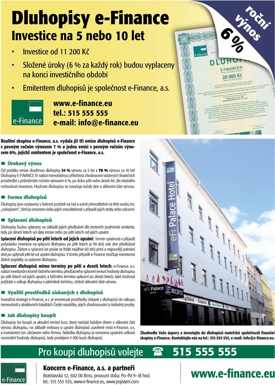 : 515 555 555 e-mail: info@e-finance.