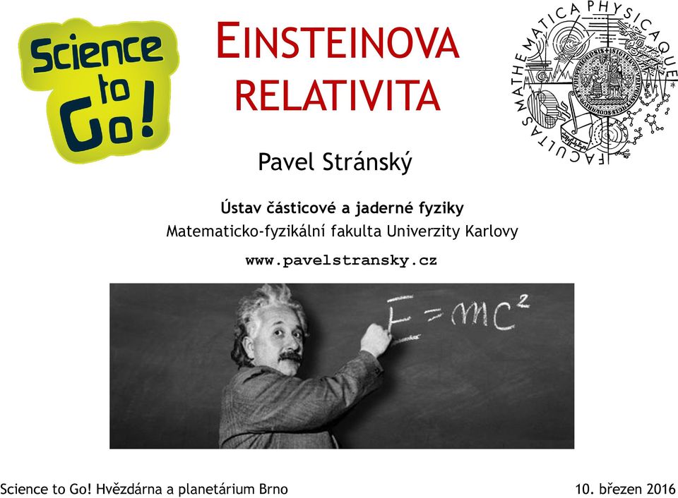 fakulta Univerzity Karlovy www.pavelstransky.