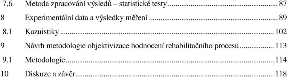1 Kazuistiky.