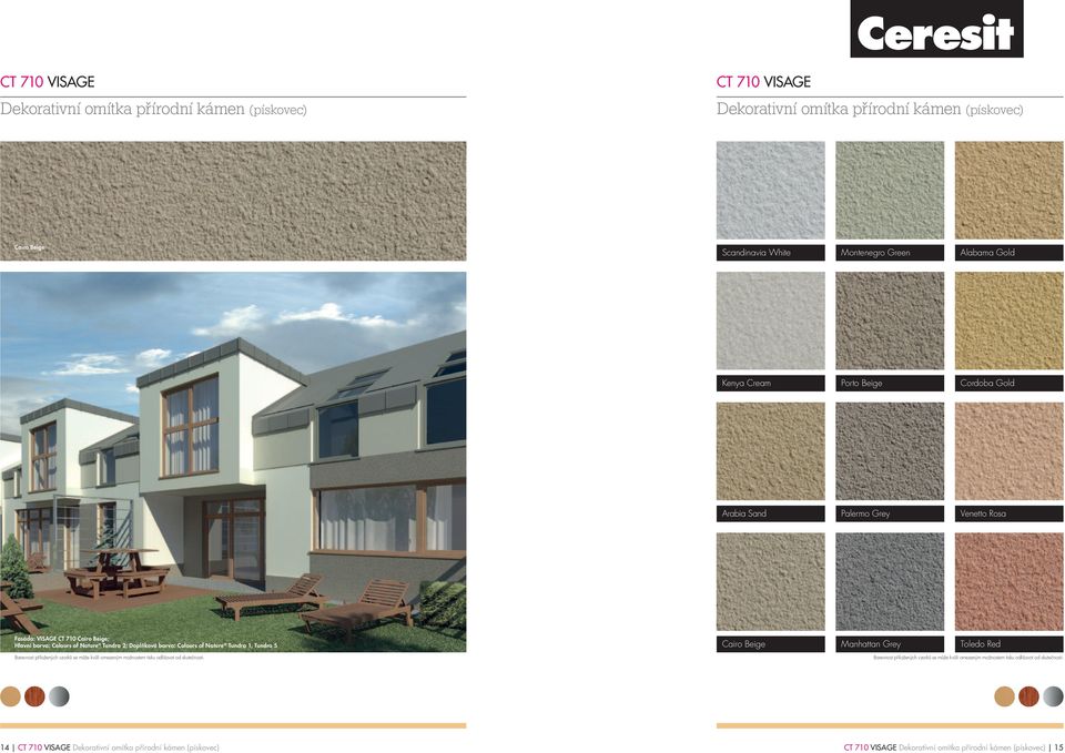 VISAGE CT 710 Cairo Beige; Hlavní barva: Colours of Nature Tundra 2; Doplňková barva: Colours of Nature Tundra 1, Tundra 5 Cairo Beige