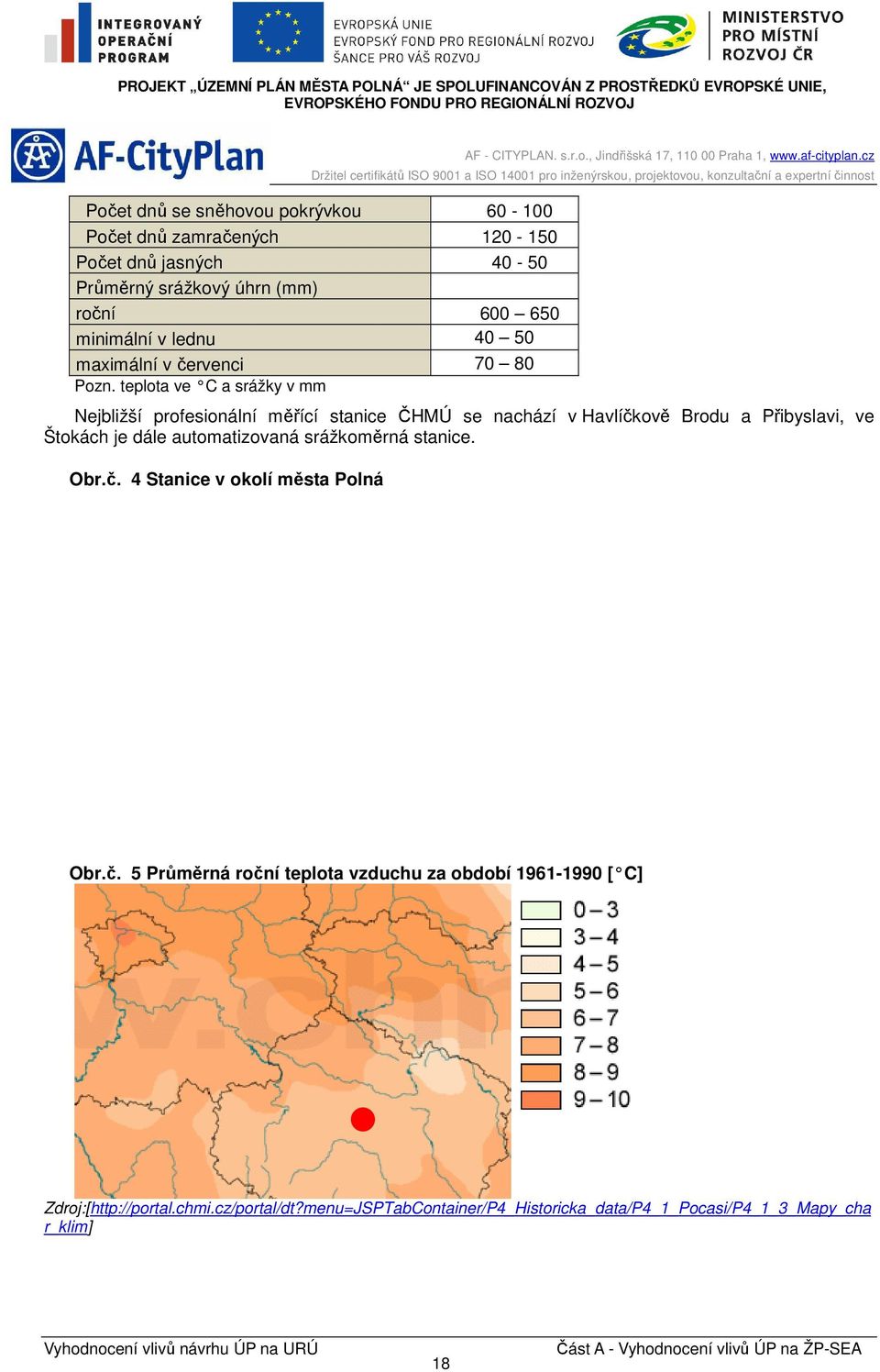 teplota ve C a srážky v mm Nejbližší profesionální měřící stanice ČHMÚ se nachází v Havlíčkově Brodu a Přibyslavi, ve Štokách je dále