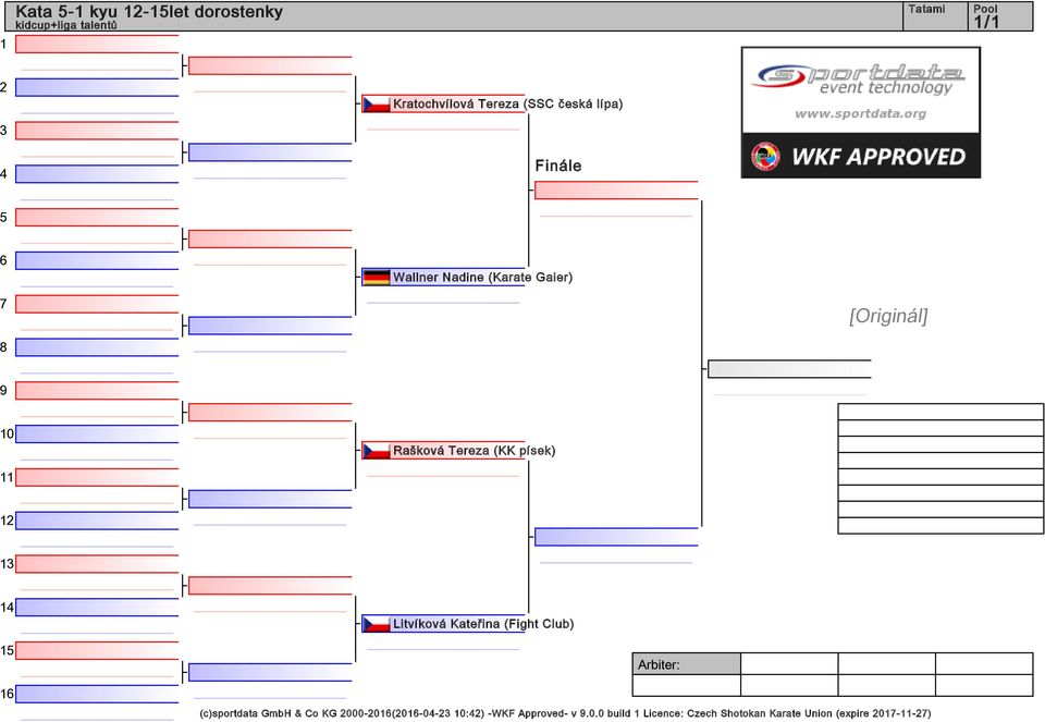 Kateřina (Fight Club) (c)sportdata GmbH & Co KG 000-0(0-0- :) -WKF