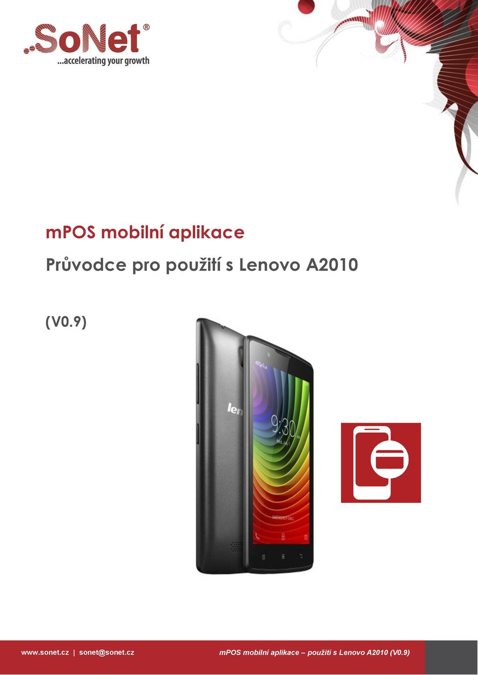 mpos mobilní aplikace Průvodce pro použití s Lenovo A PDF Stažení zdarma