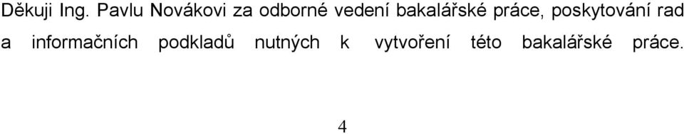 bakalářské práce, poskytování rad a