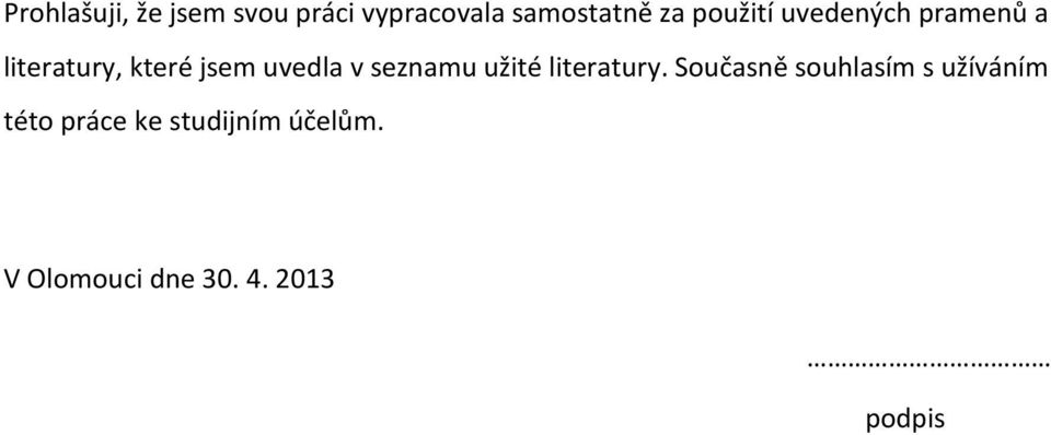 seznamu užité literatury.