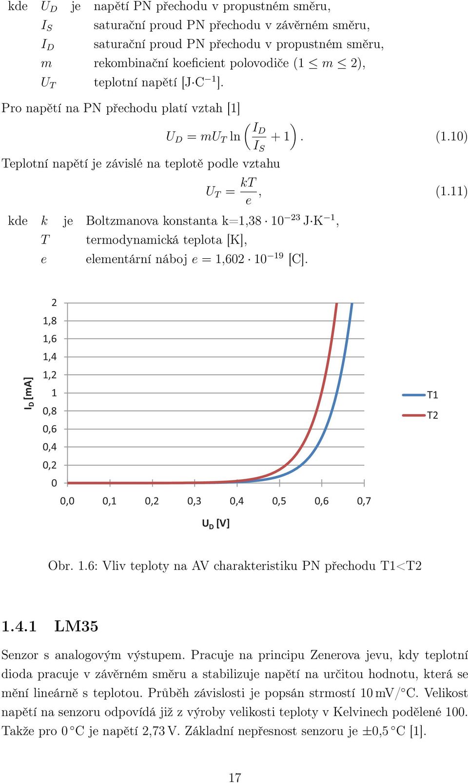 11) kde k je Boltzmanova konstanta k=1,38 10 3 J K 1, T termodynamická teplota [K], e elementární náboj e = 1,60 10 19 [C].
