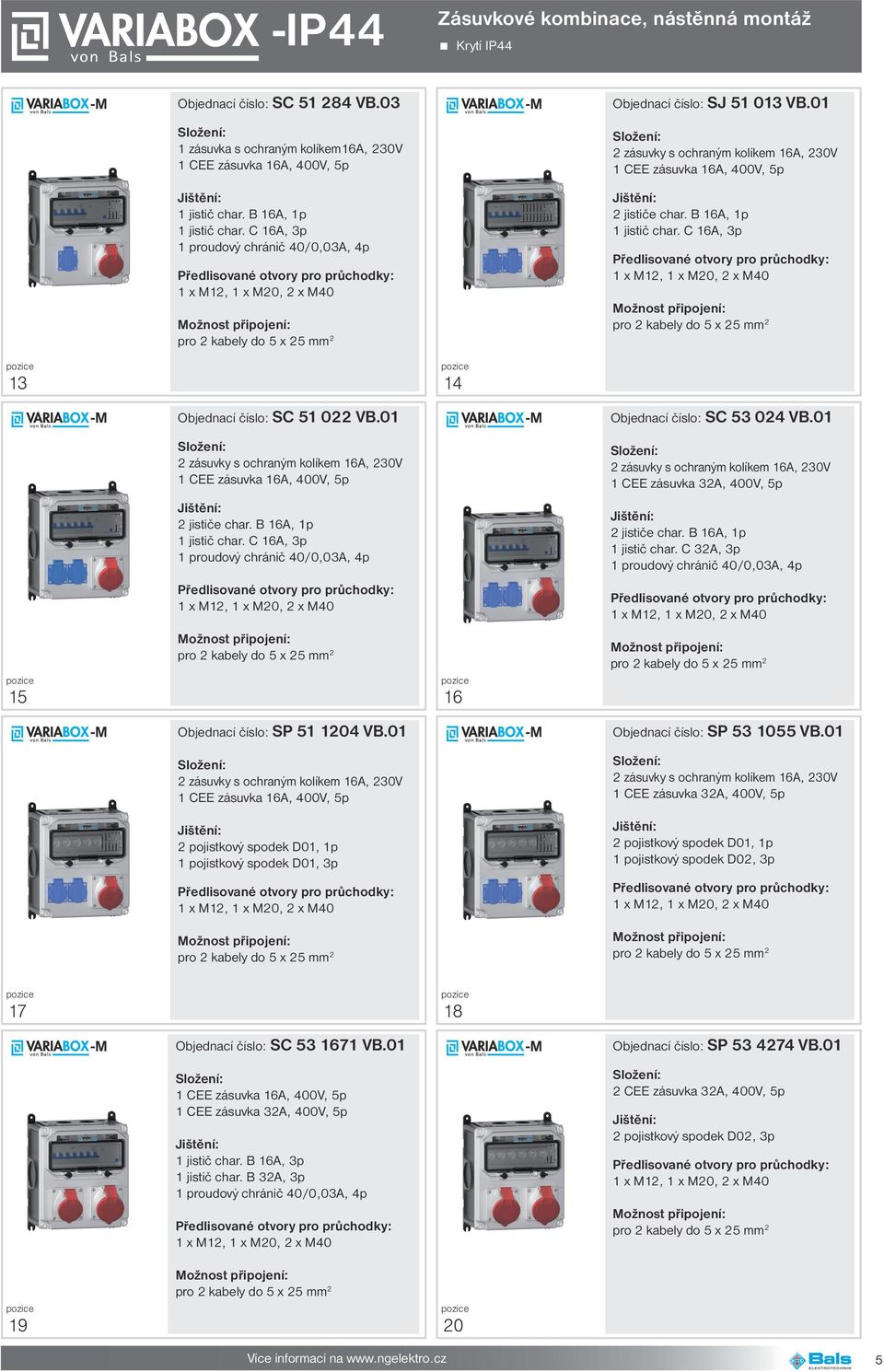 01 2 pojistkový spodek D01, 1p 1 pojistkový spodek D01, 3p 2 pojistkový spodek D01, 1p 1 pojistkový spodek D02, 3p 17 18 Objednací číslo: SC 53 1671 VB.