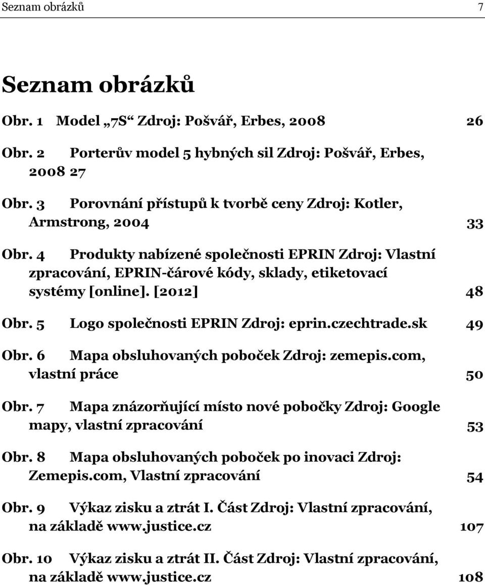 [2012] 48 Obr. 5 Logo společnosti EPRIN Zdroj: eprin.czechtrade.sk 49 Obr. 6 Mapa obsluhovaných poboček Zdroj: zemepis.com, vlastní práce 50 Obr.
