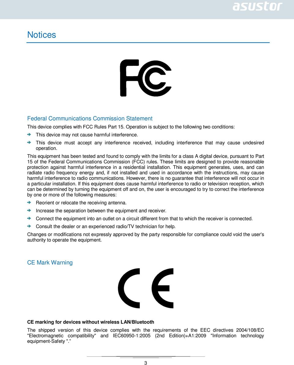 This equipment has been tested and found to comply with the limits for a class A digital device, pursuant to Part 15 of the Federal Communications Commission (FCC) rules.