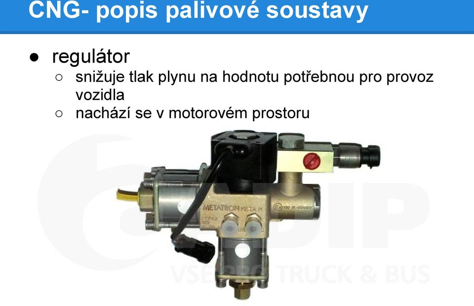 hodnotu potřebnou pro provoz