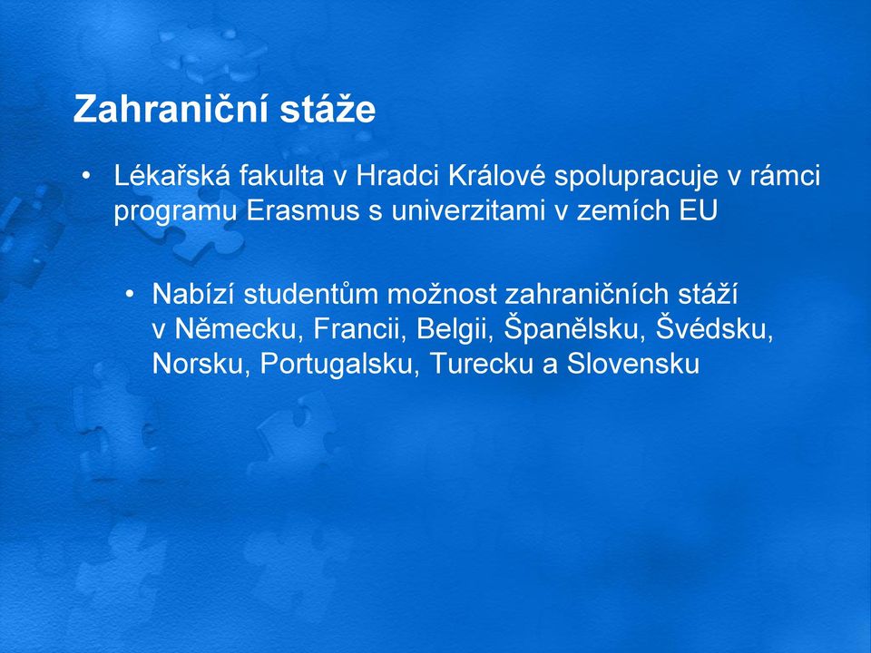 EU Nabízí studentům možnost zahraničních stáží v Německu,