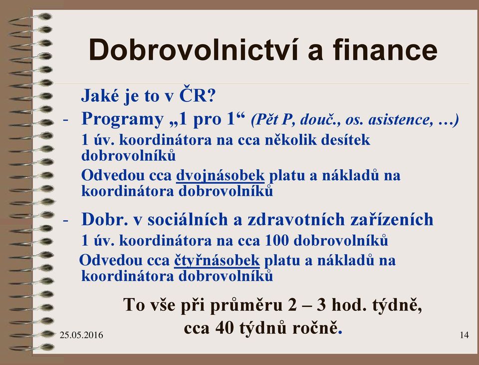 dobrovolníků - Dobr. v sociálních a zdravotních zařízeních 1 úv.