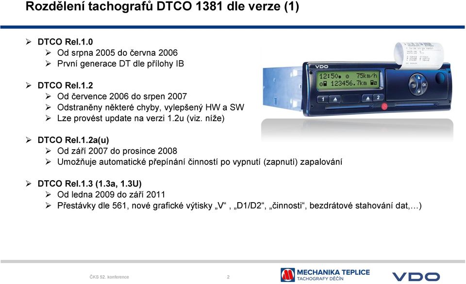 2u (viz. níže) DTCO Rel.1.