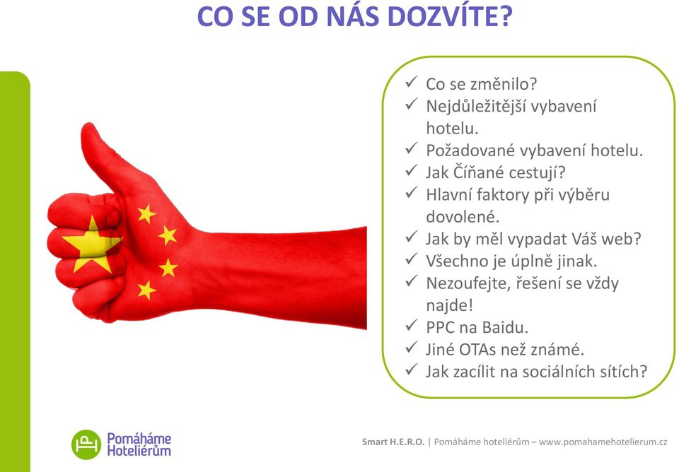 Hlavní faktory při výběru dovolené. Jak by měl vypadat Váš web?