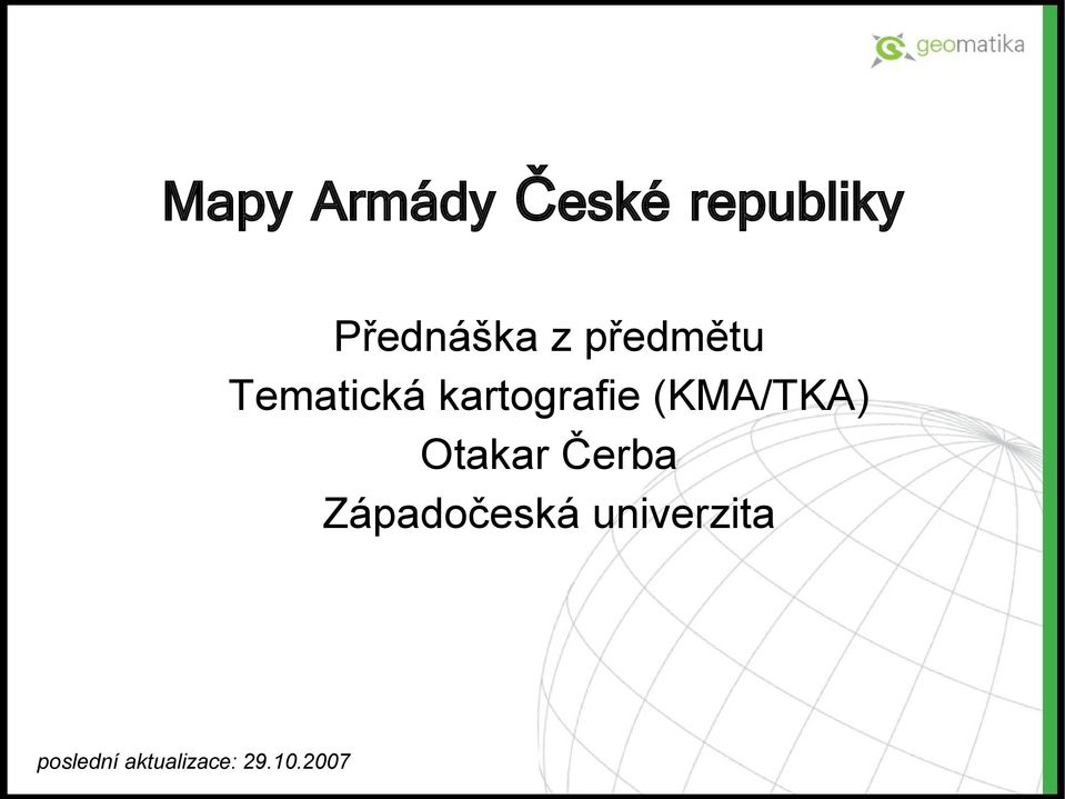 (KMA/TKA) Otakar Čerba Západočeská