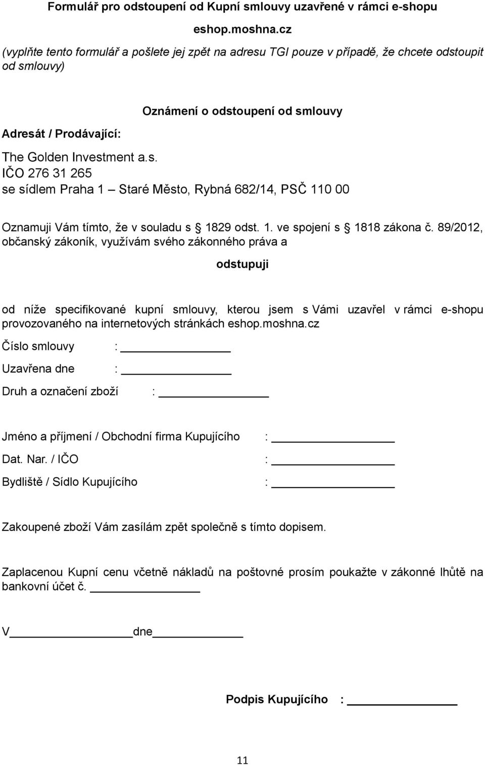 1. ve spojení s 1818 zákona č.
