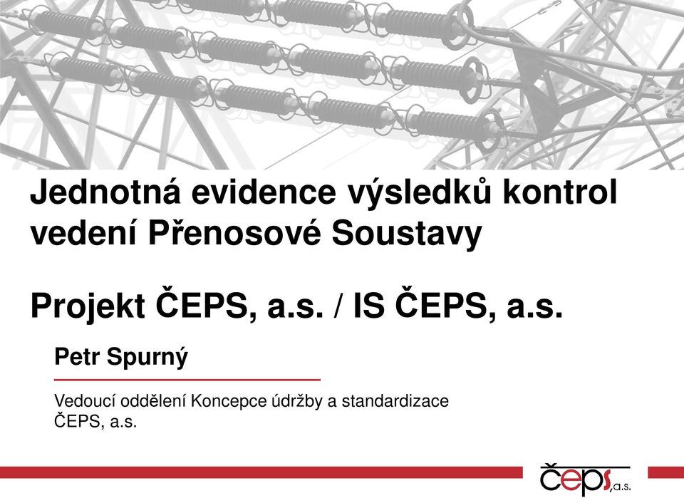 s. Petr Spurný Vedoucí oddlení Koncepce