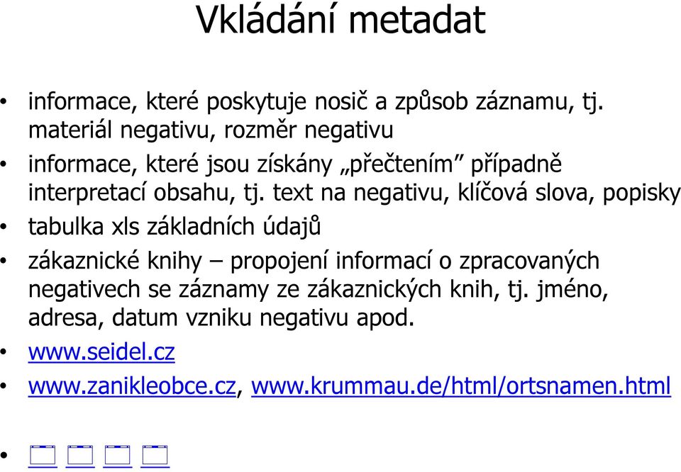 text na negativu, klíčová slova, popisky tabulka xls základních údajů zákaznické knihy propojení informací o