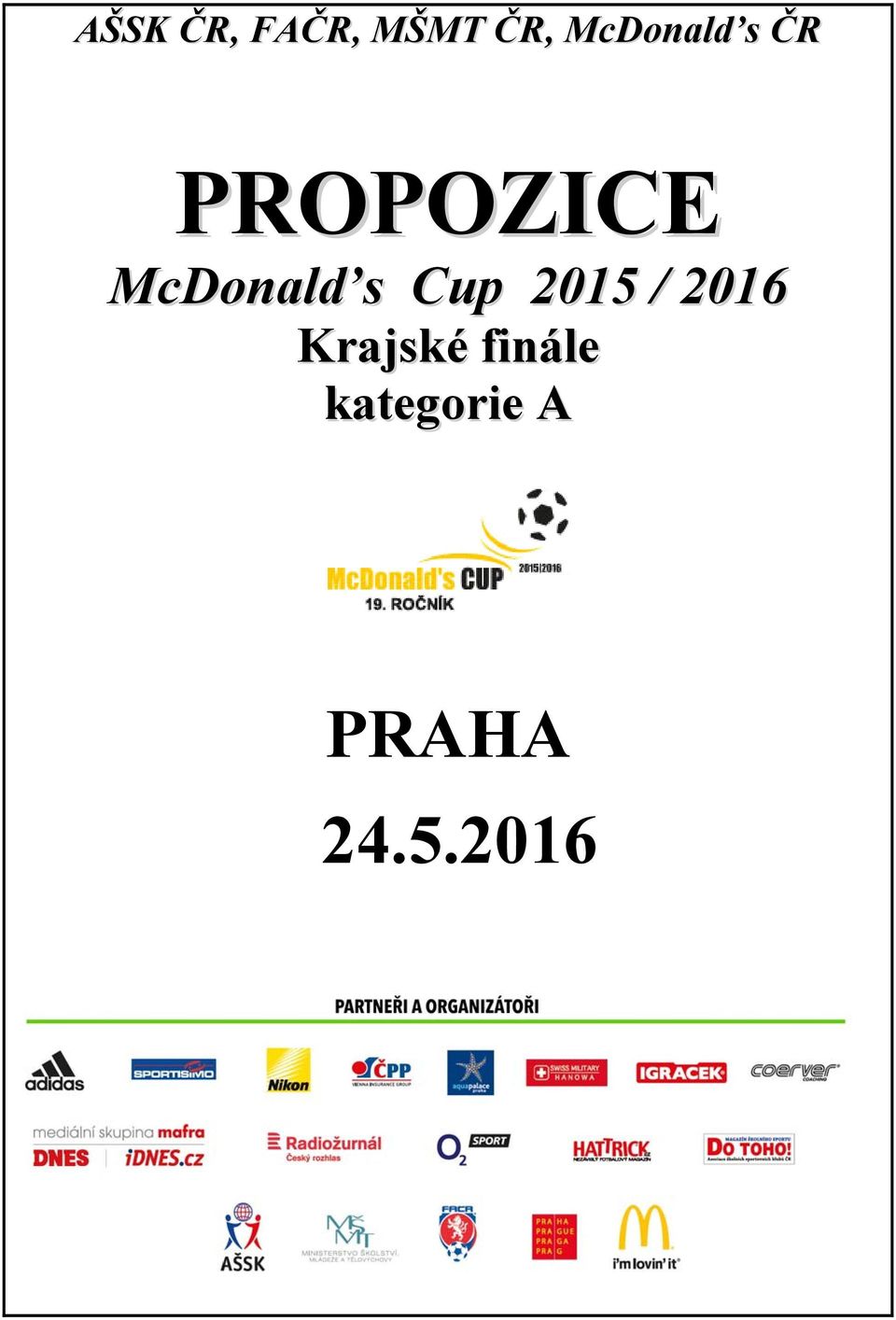 McDonald s Cup 2015 / 2016