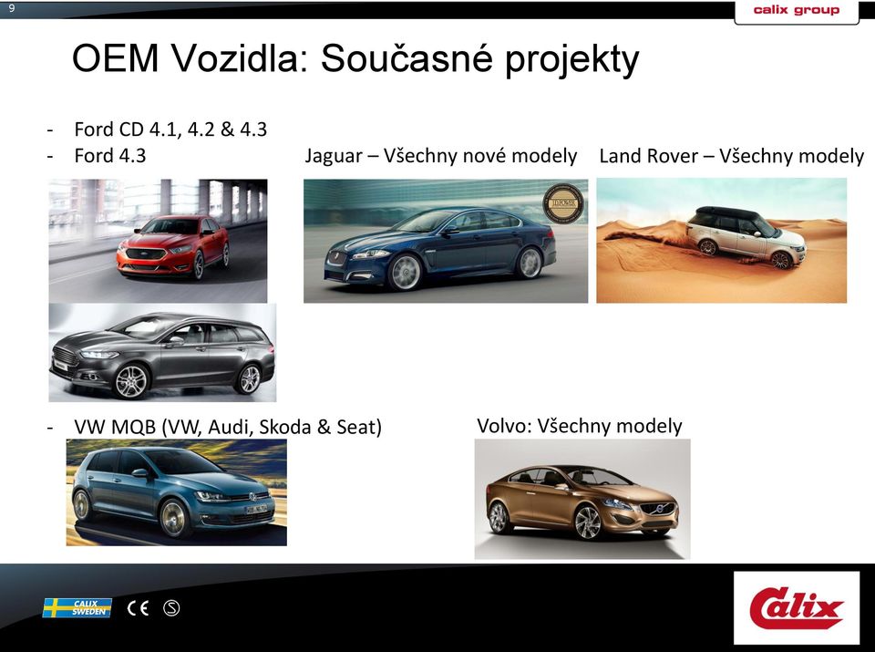 3 Jaguar Všechny nové modely Land Rover
