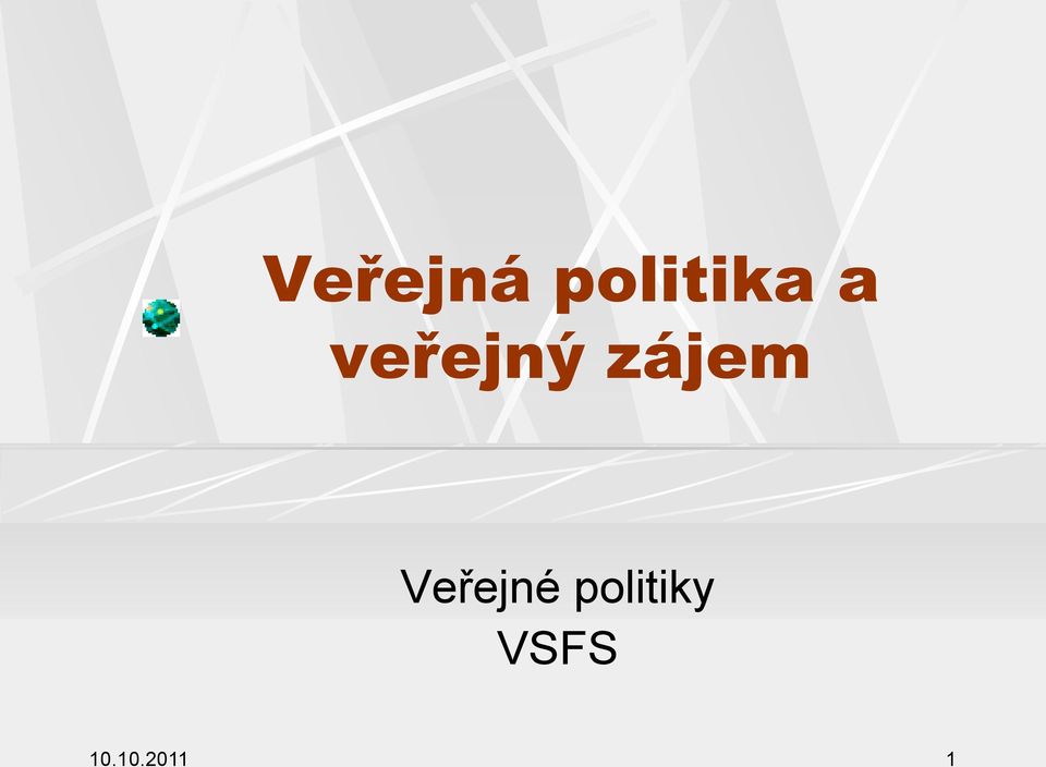 Veřejné politiky