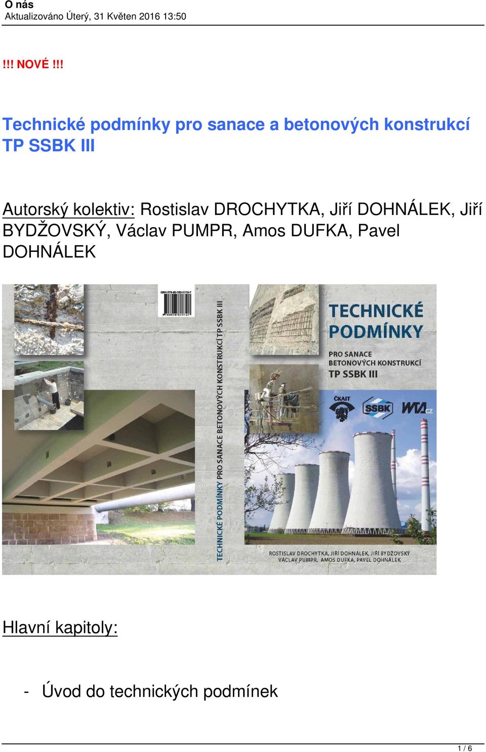 SSBK III Autorský kolektiv: Rostislav DROCHYTKA, Jiří