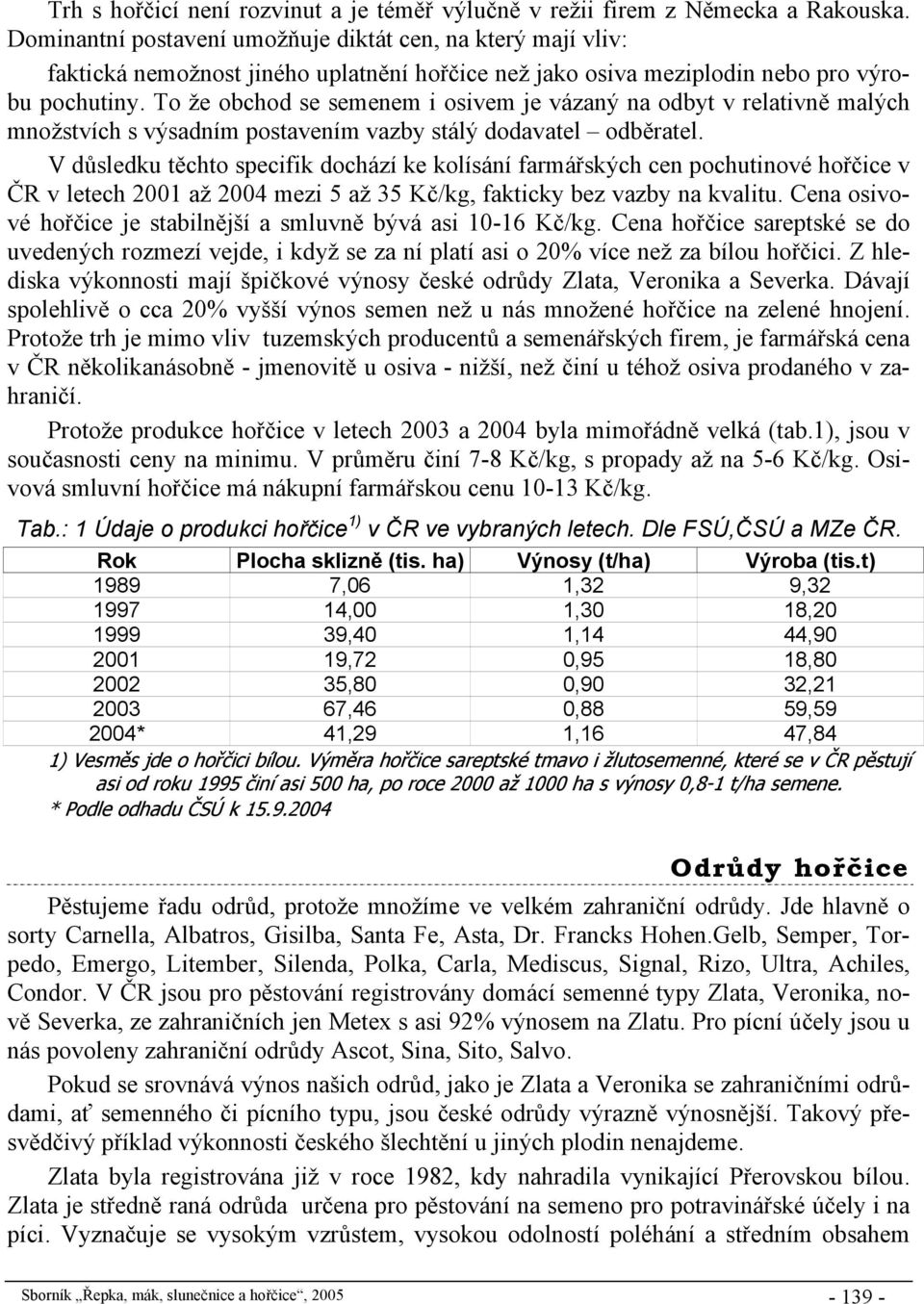To že obchod se semenem i osivem je vázaný na odbyt v relativně malých množstvích s výsadním postavením vazby stálý dodavatel odběratel.