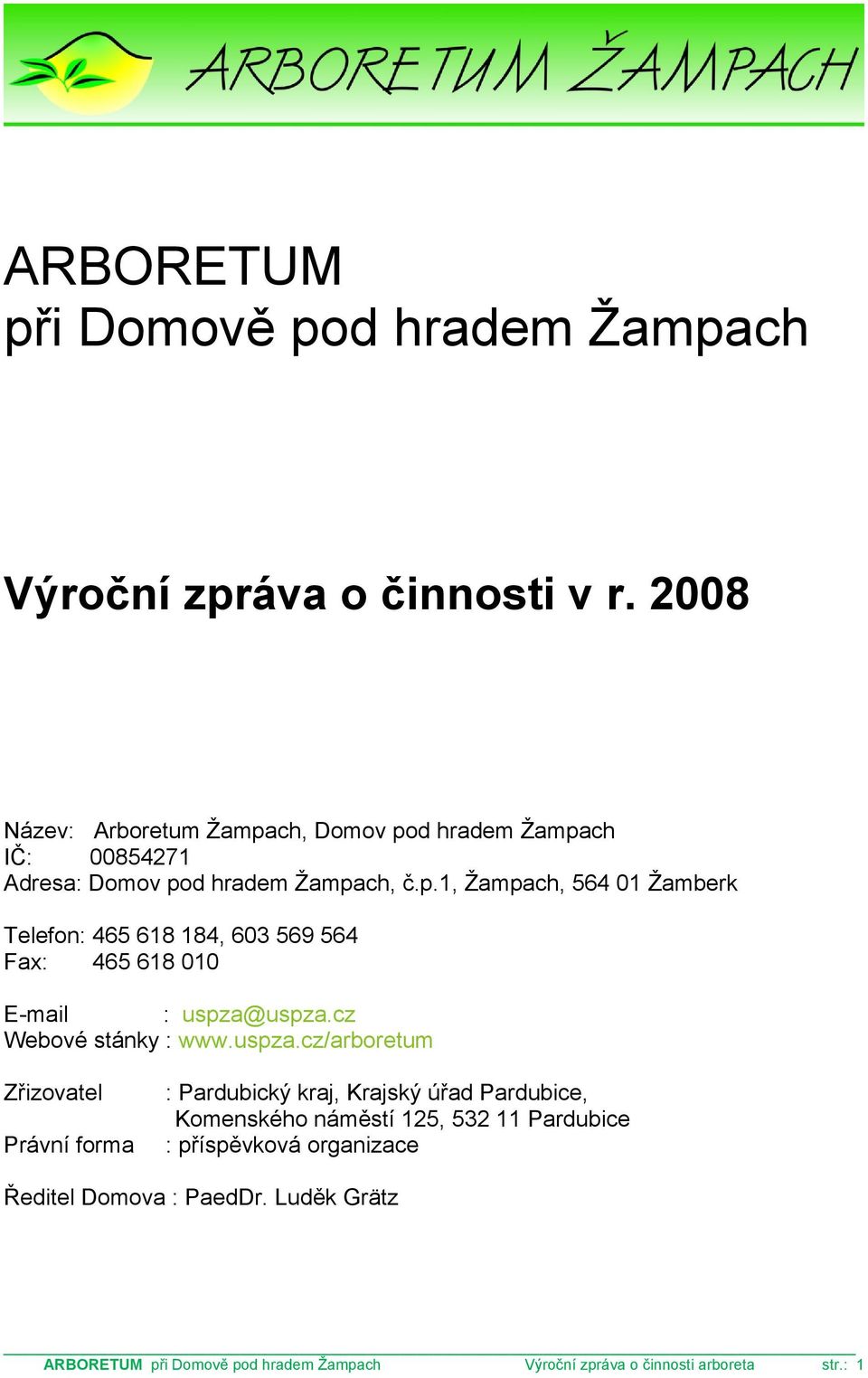cz Webové stánky : www.uspza.