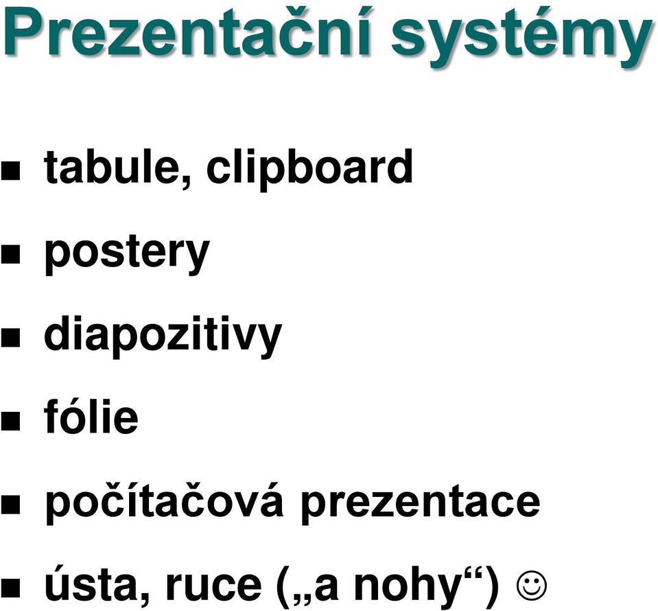 diapozitivy fólie