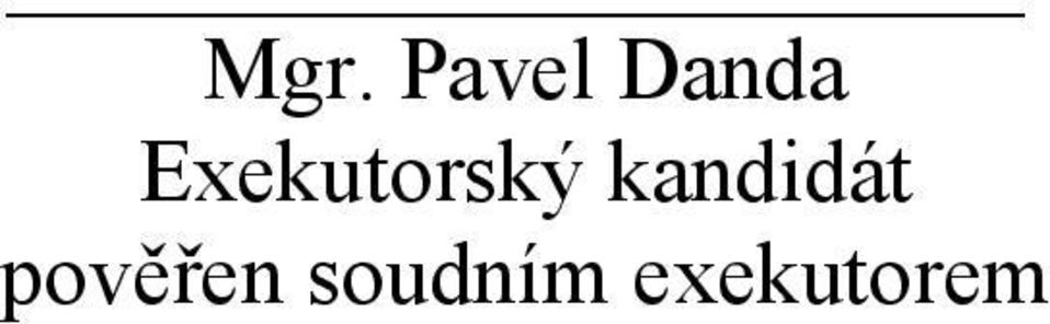 Exekutorský
