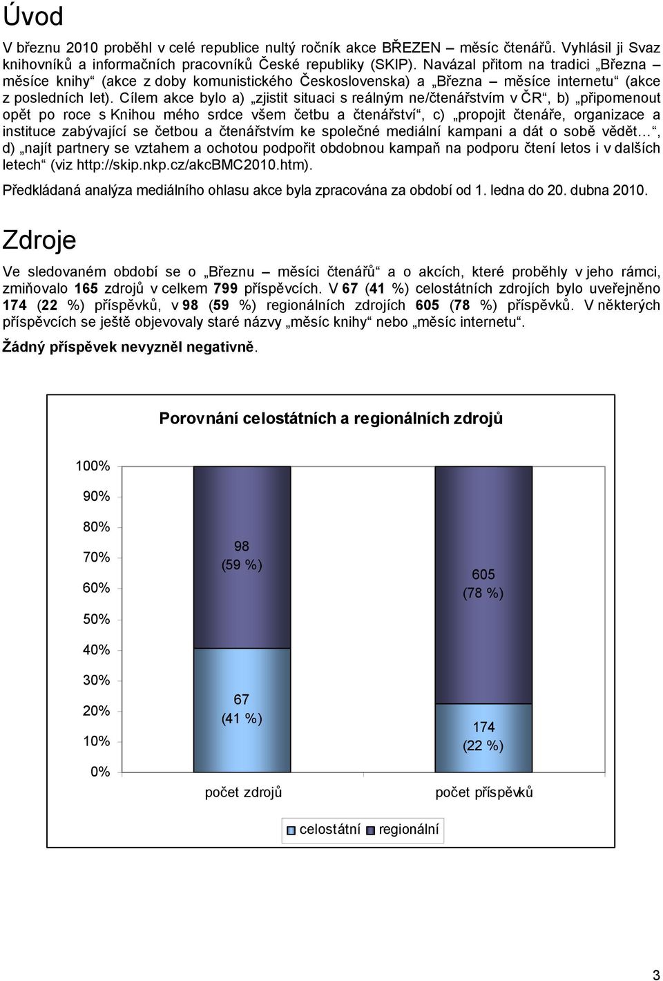 Cílem akce bylo a) zjistit situaci s reálným ne/čtenářstvím v ČR, b) připomenout opět po roce s Knihou mého srdce všem četbu a čtenářství, c) propojit čtenáře, organizace a instituce zabývající se