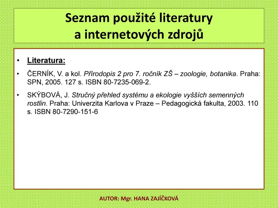 ISBN 80-7235-069-2. SKÝBOVÁ, J.