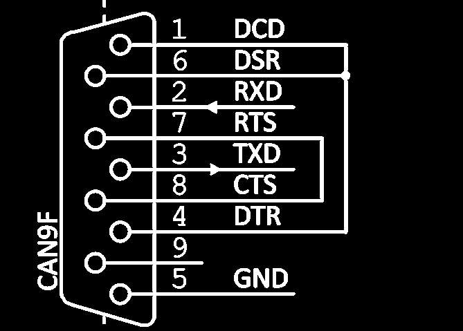 5 zapojení konektoru RS232 1 Vodiče linky