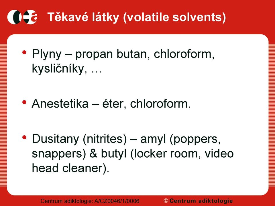 chloroform.