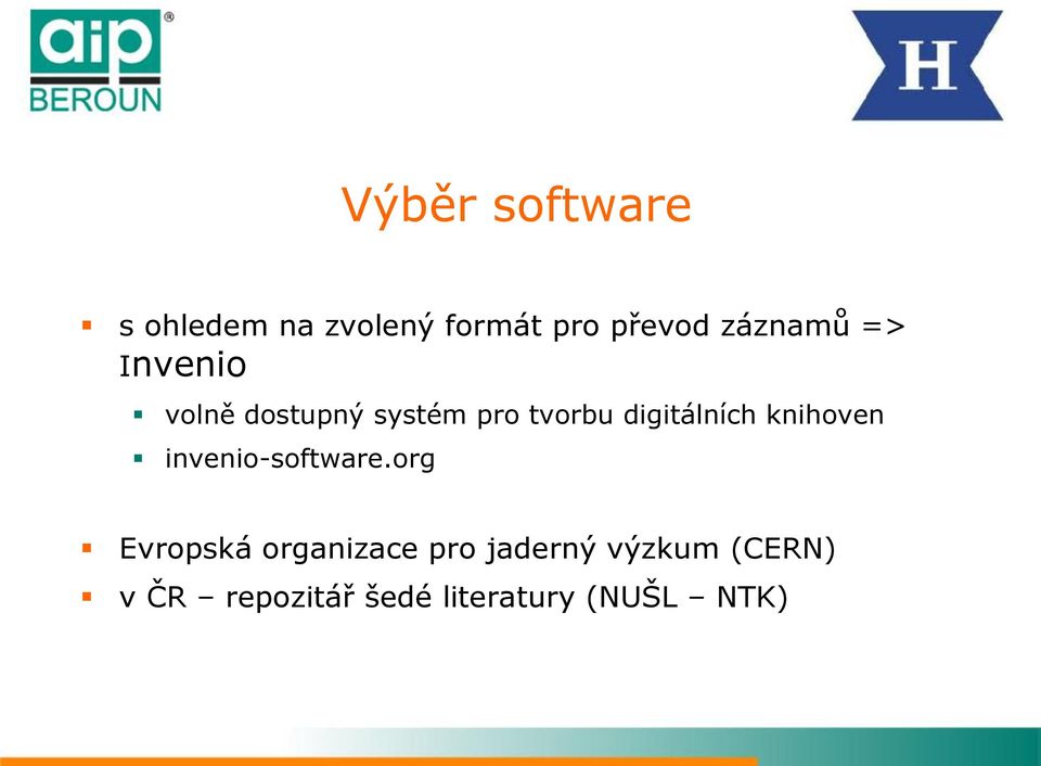 digitálních knihoven invenio-software.