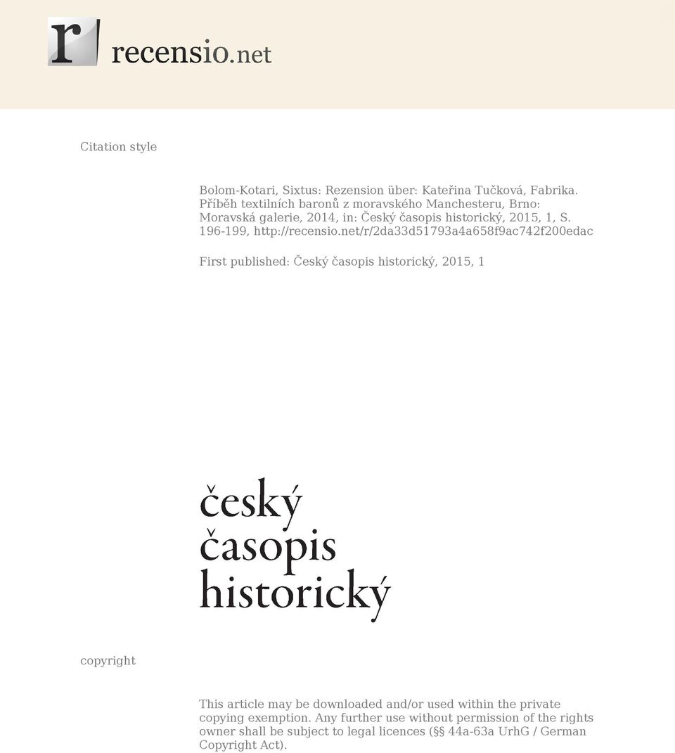 196-199, http://recensio.