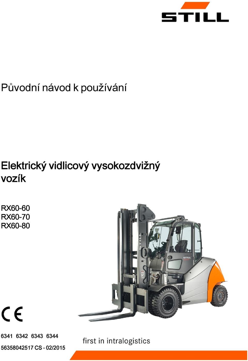 vysokozdvižný vozík RX60-60