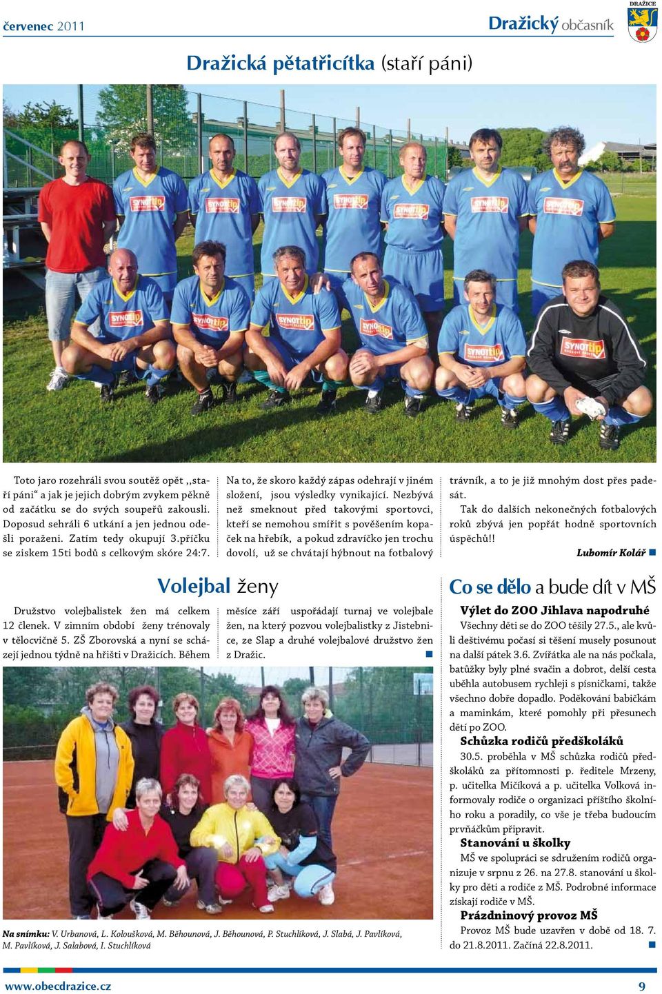 Na to, že skoro každý zápas odehrají v jiném složení, jsou výsledky vynikající.